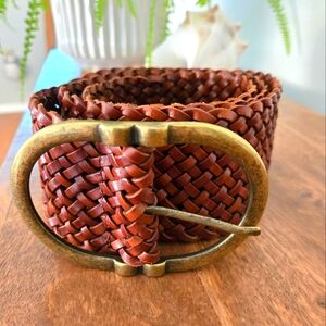 Sezane Fetiche Belt Size 90 In Heritage Chocolate